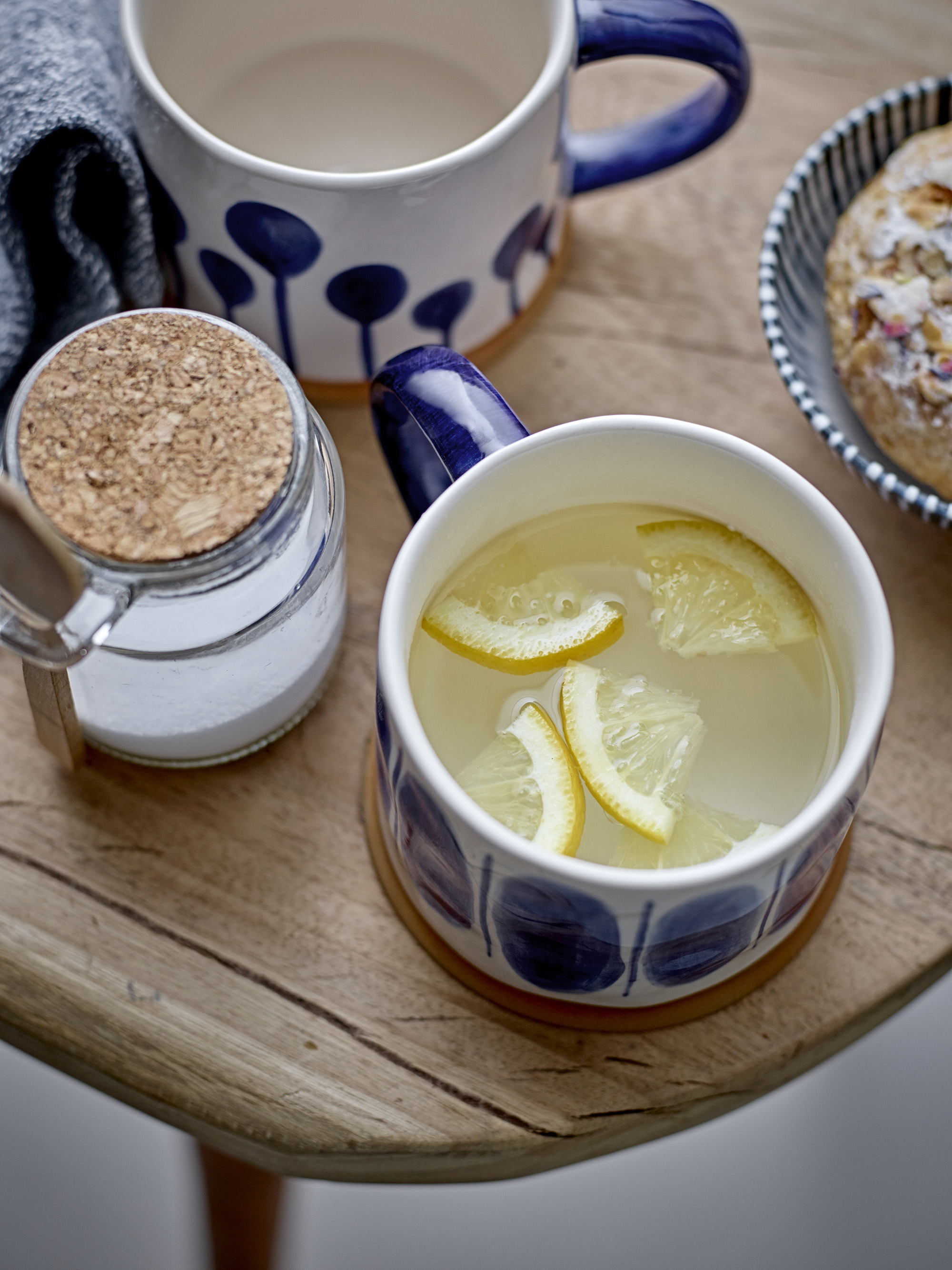 Stylischer Keramik-Milchbecher Im INS-Look – 400 Ml, Perfekt Für Büro & Zuhause, In Blau – Einfaches Design, Langlebig & Mikrowellengeeignet