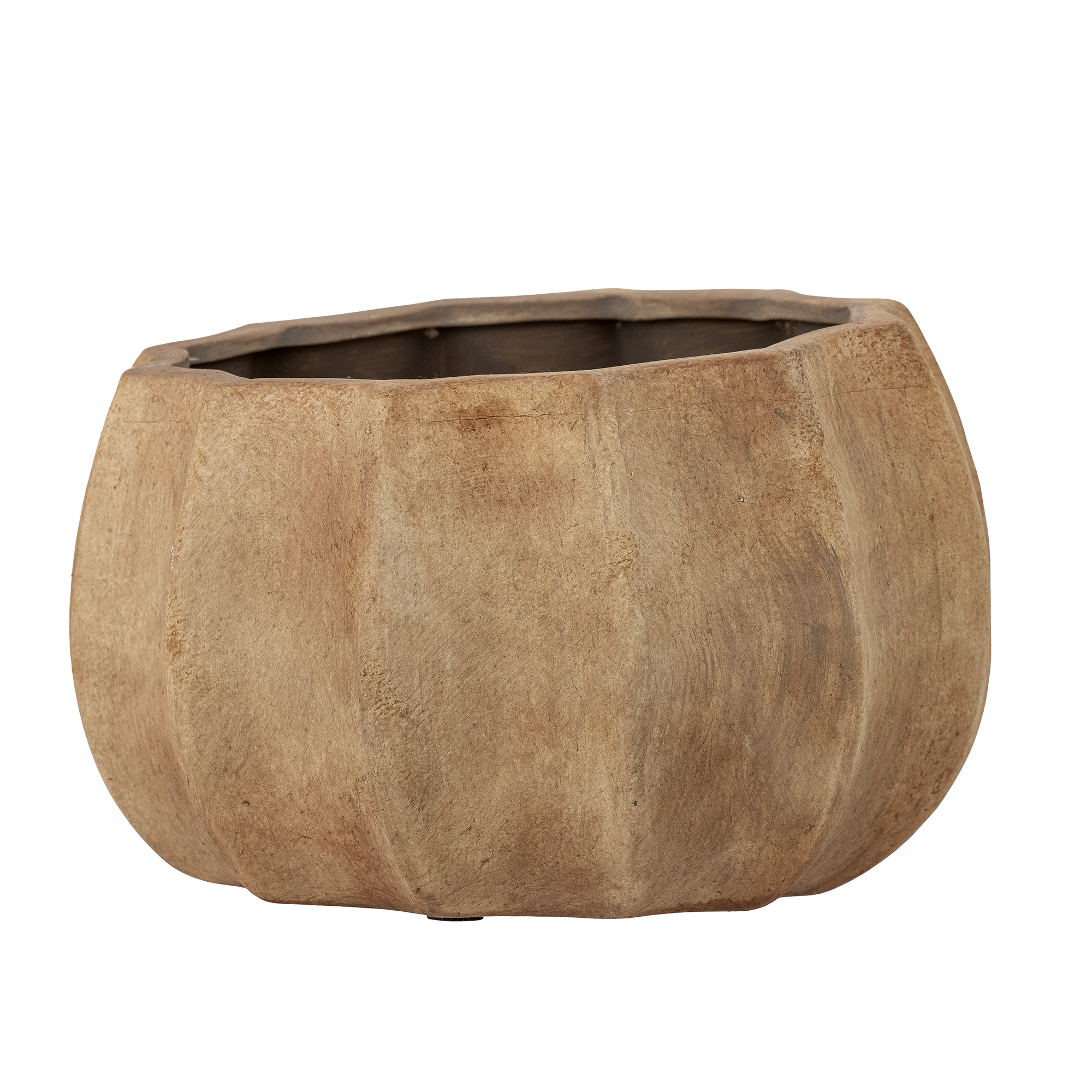 Conja Deco Flowerpot, Brown, Terracotta