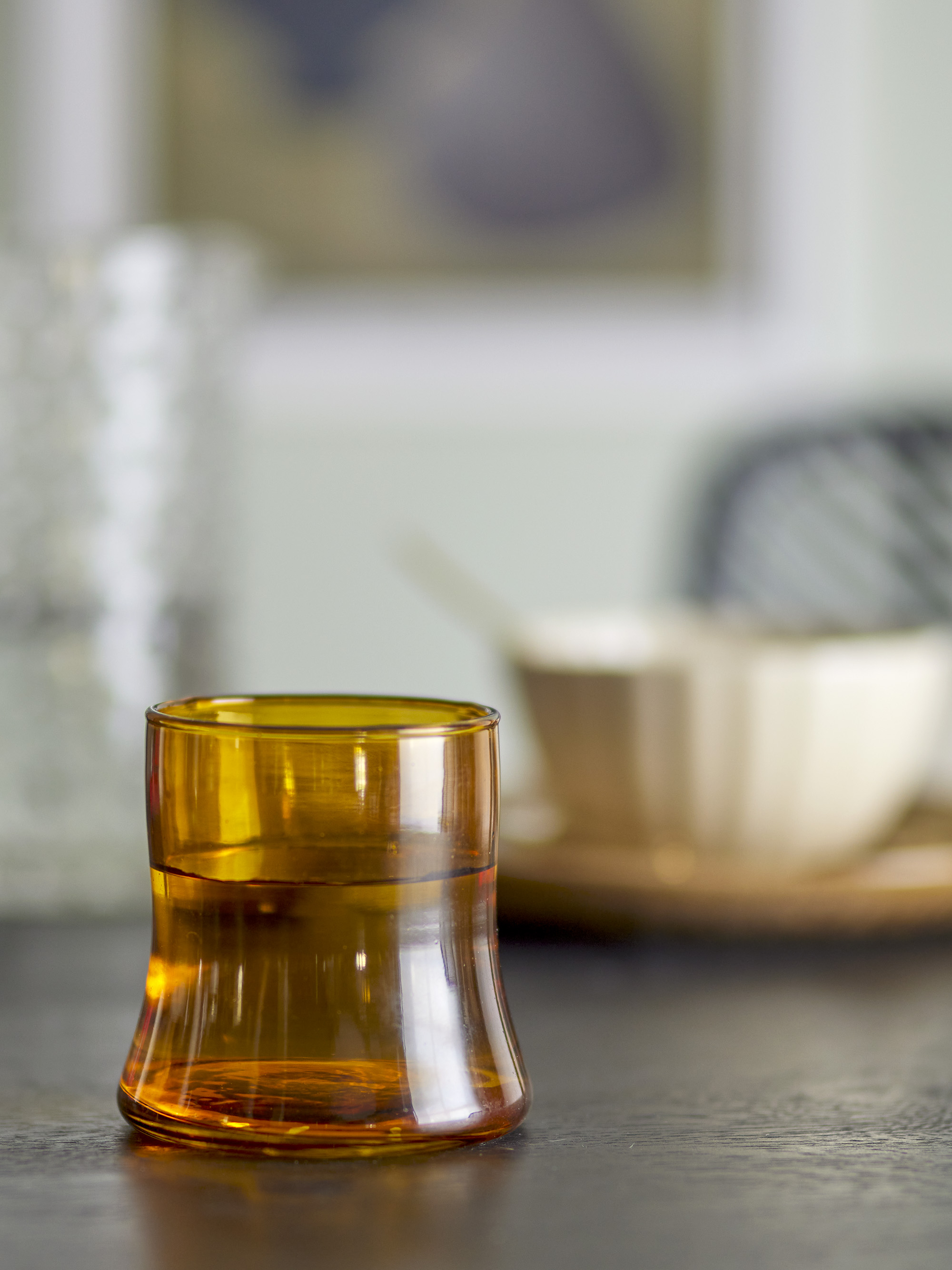 Brinley Trinkglas, Braun, Glas
