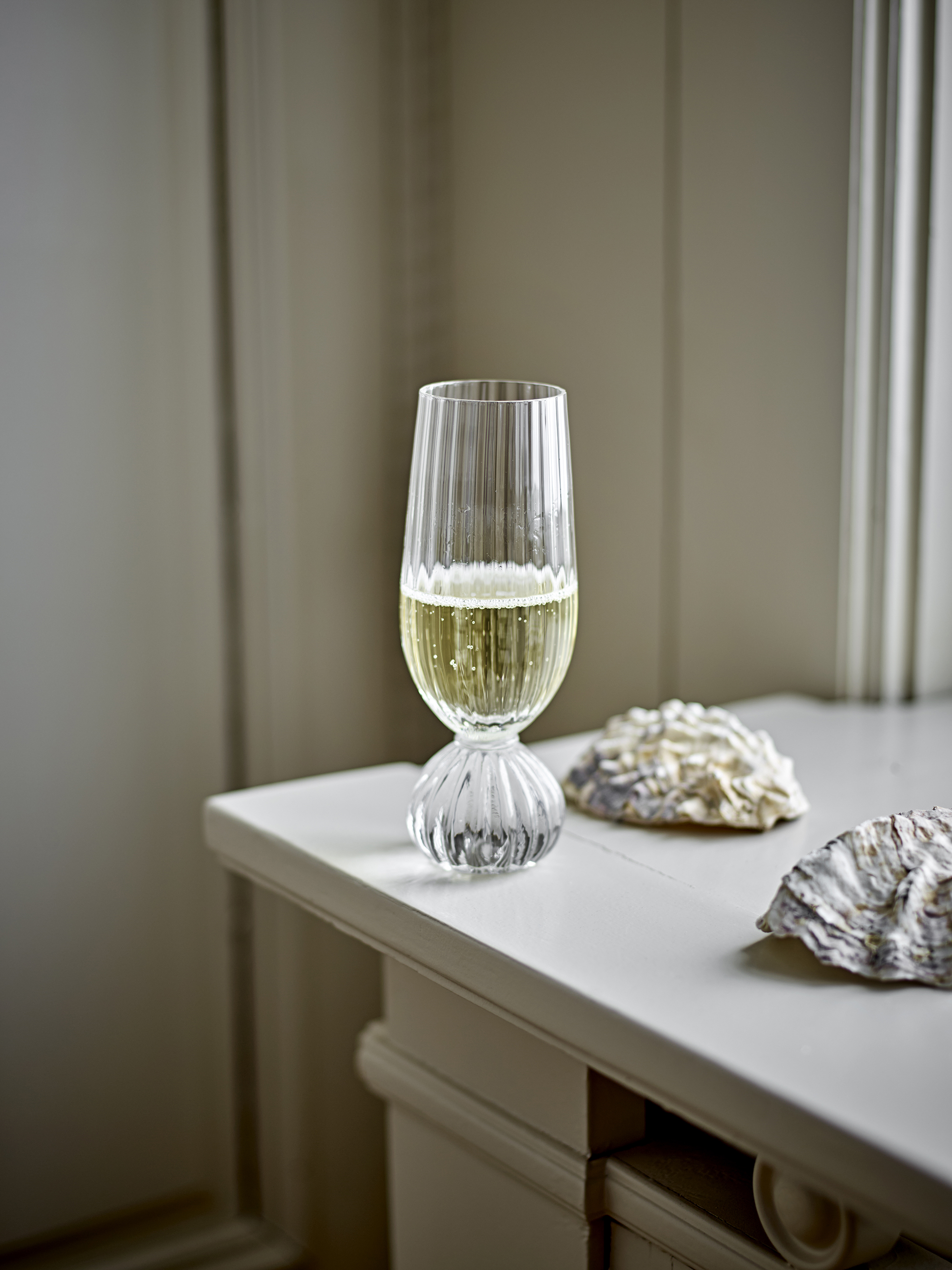 Astrid Champagne Glass, Clear, Glass