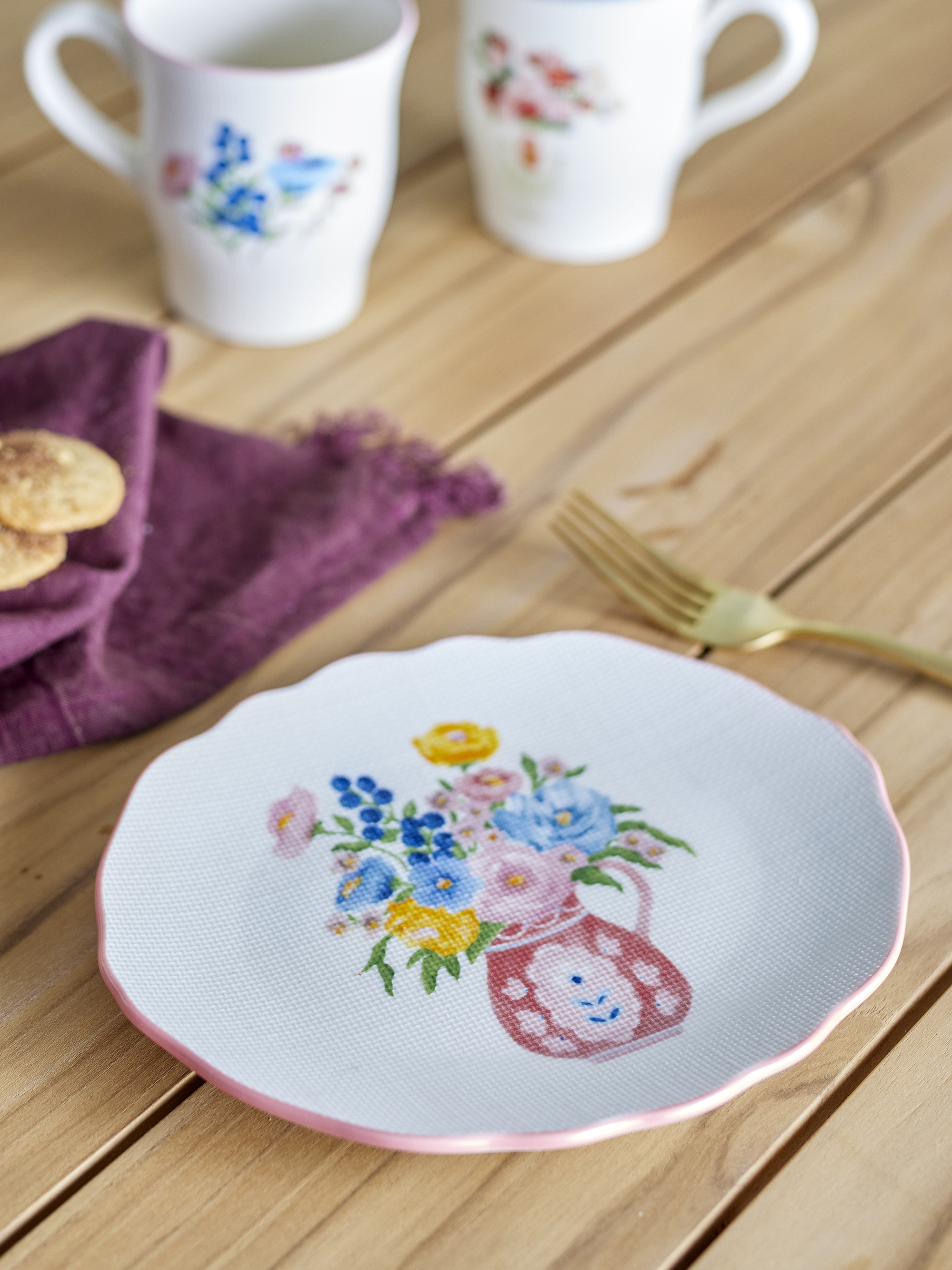 Dorothy Plate, Multi, Stoneware