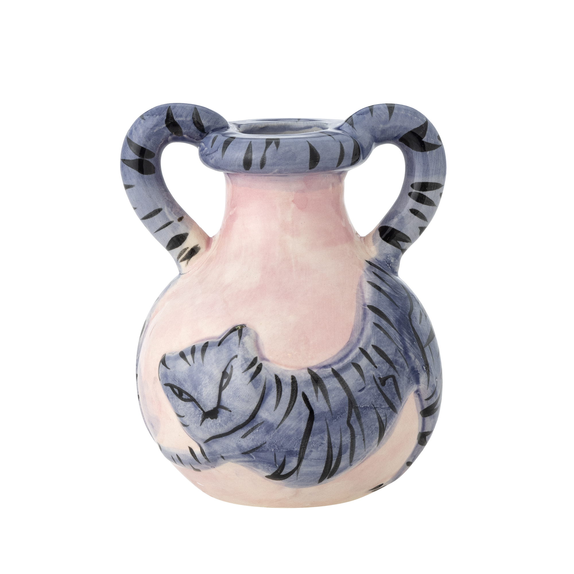 Ryker Candle Holder, Multi, Stoneware