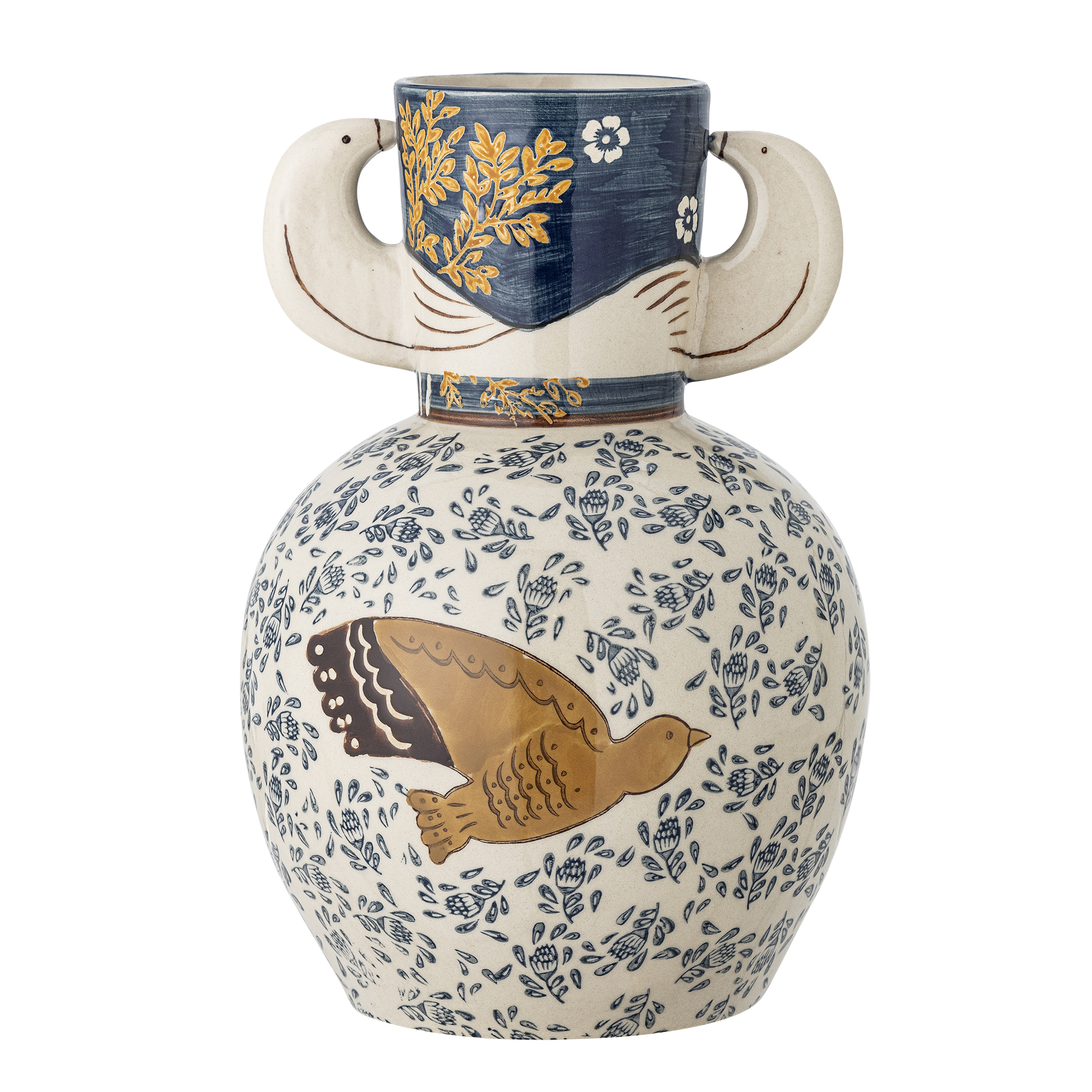 Vaso righe bicolor EDG|Fiori e Foglie