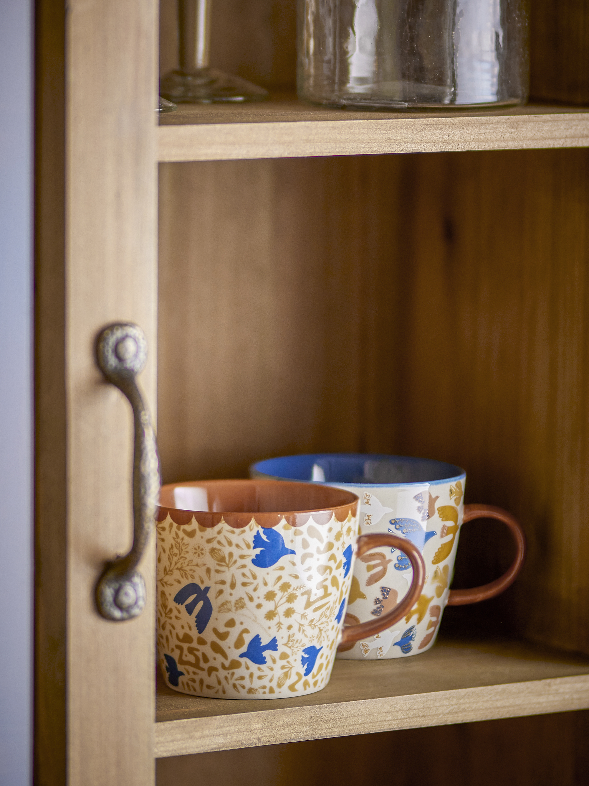 Bloomingville マグカップ 2個セット Anniversary Mug, Multi, Stoneware