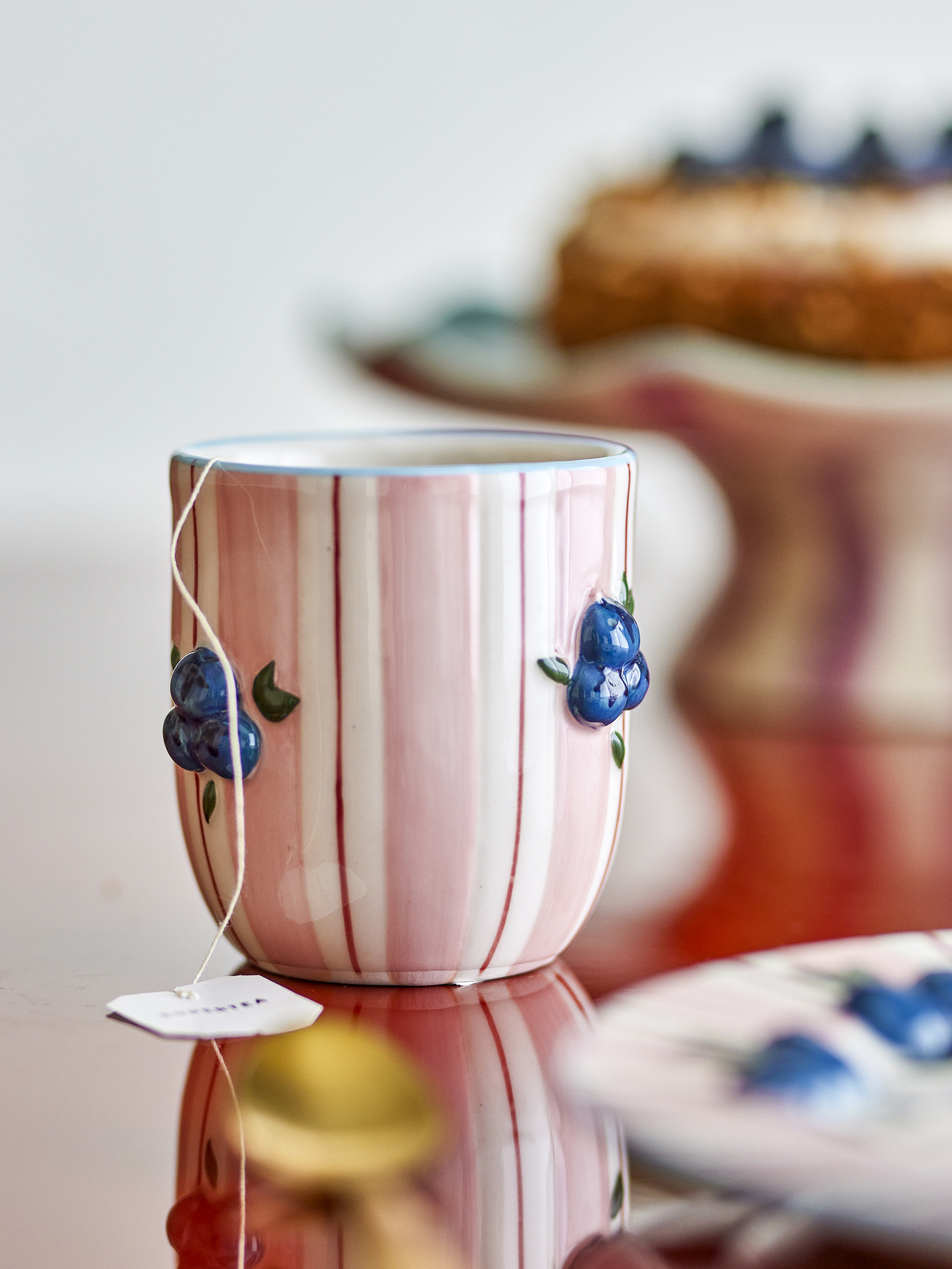 Carry Cup, Rose, Stoneware