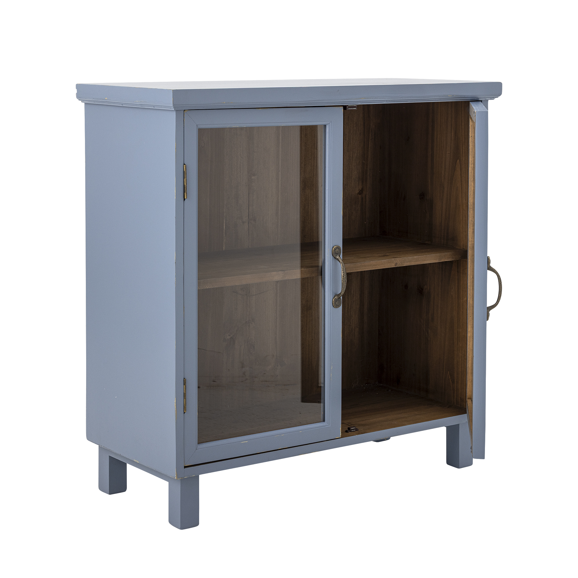 Hazem Cabinet, Blue, Firwood