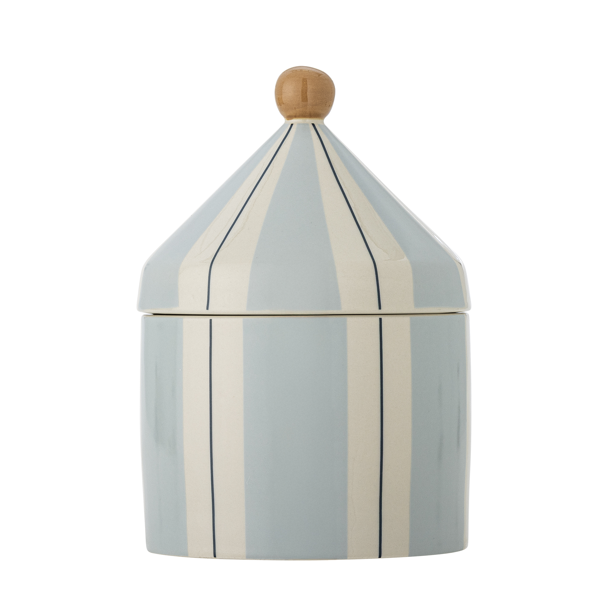 Cimmi Jar w/Lid, Blue, Stoneware