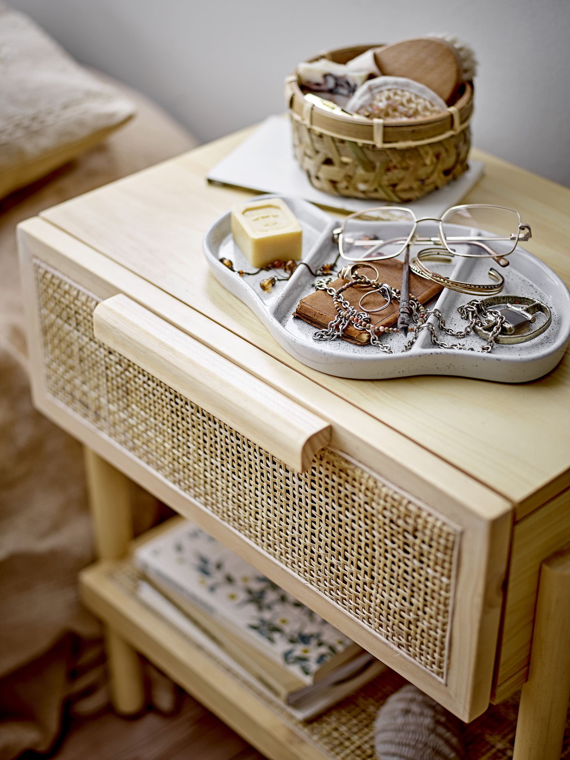 Kell Basket, Nature, Rattan