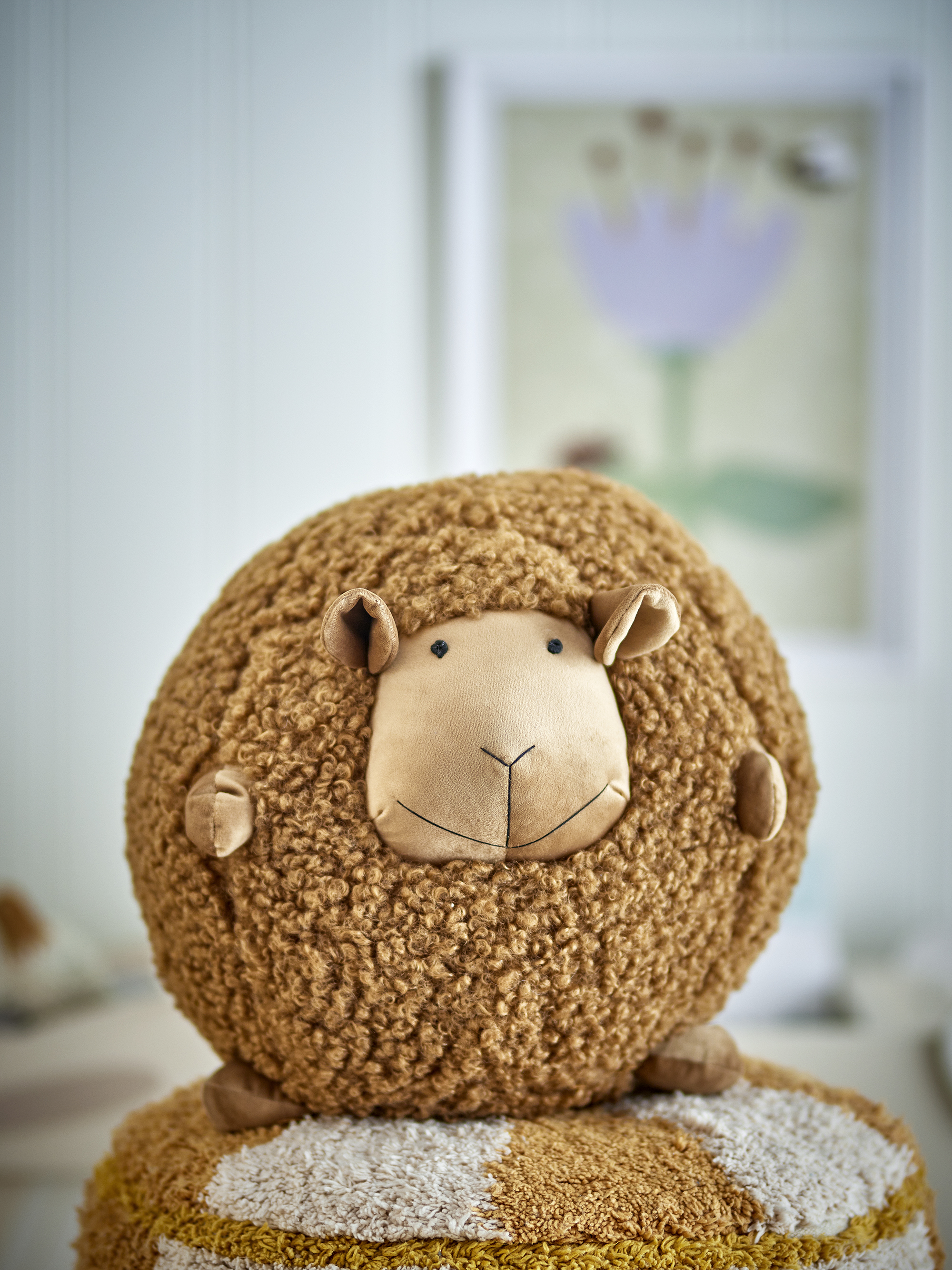 Momo Soft toy, Brown, Linen