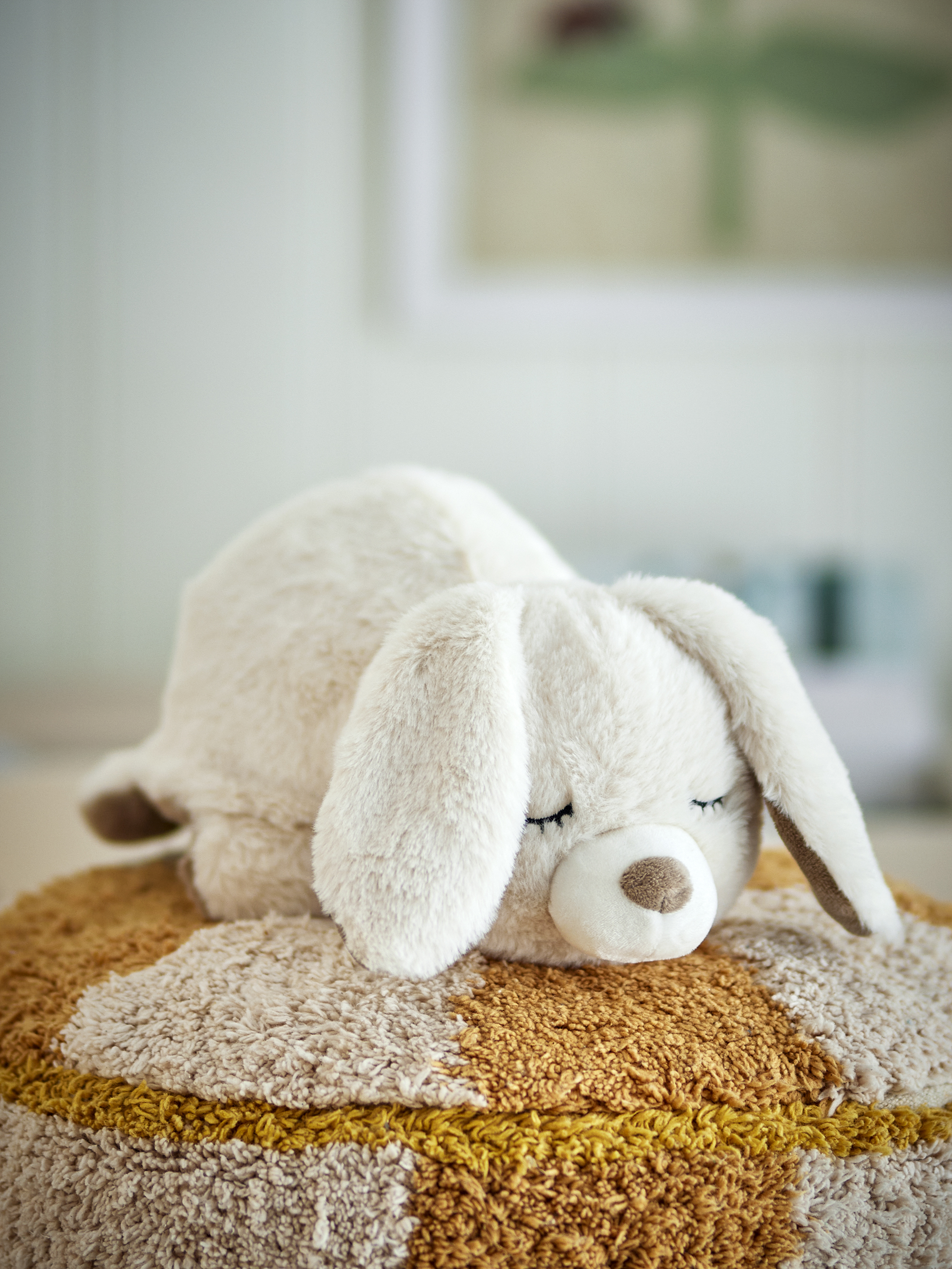 Momo Soft toy, Brown, Linen