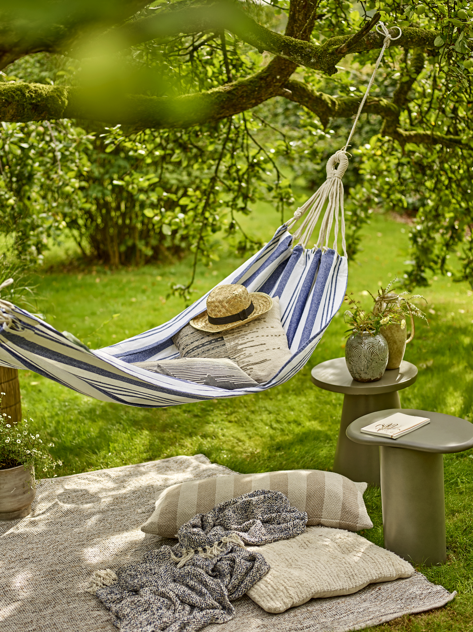 Remo Hammock, Blue, Cotton