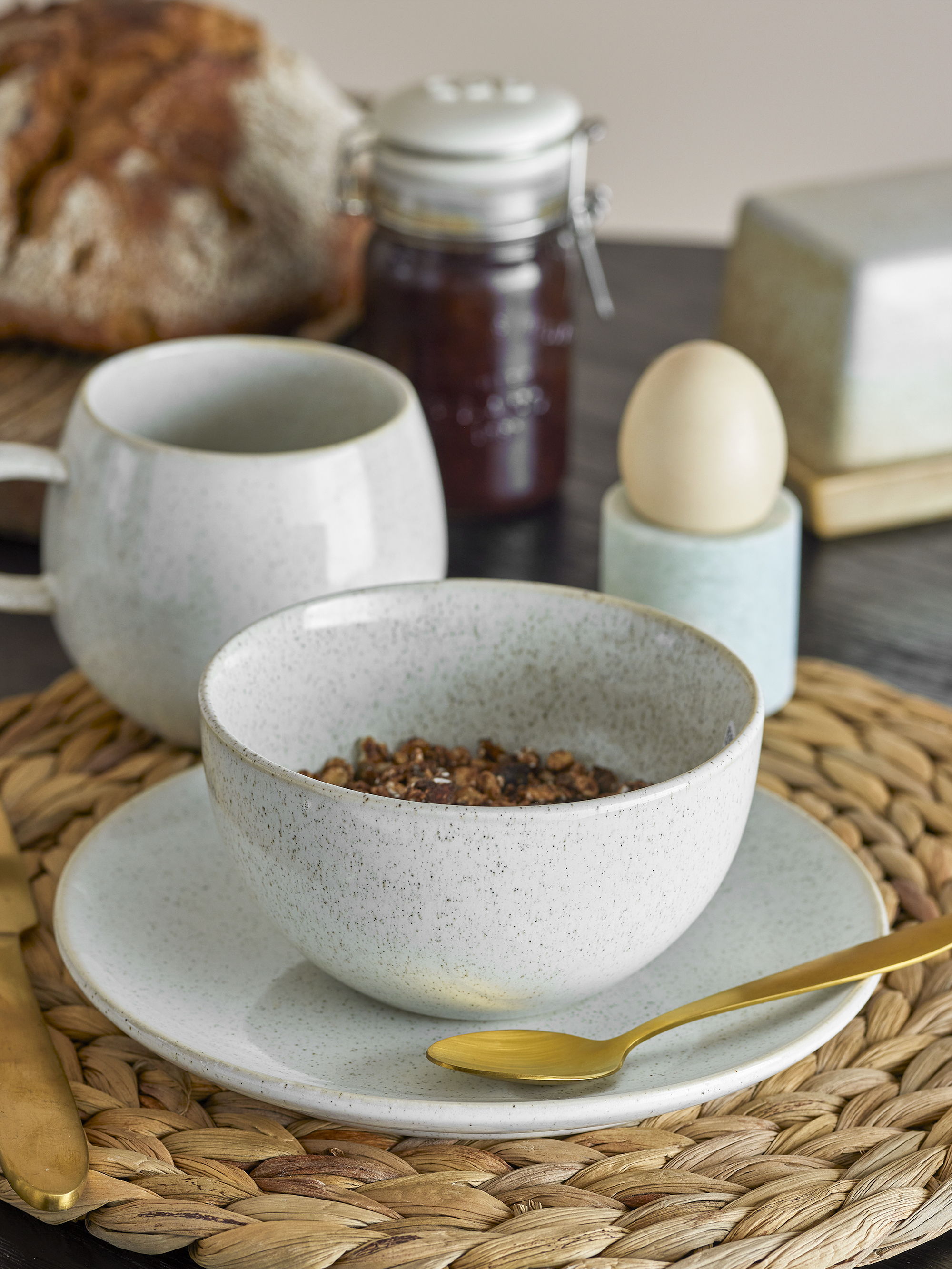 Addison Plate, White, Stoneware