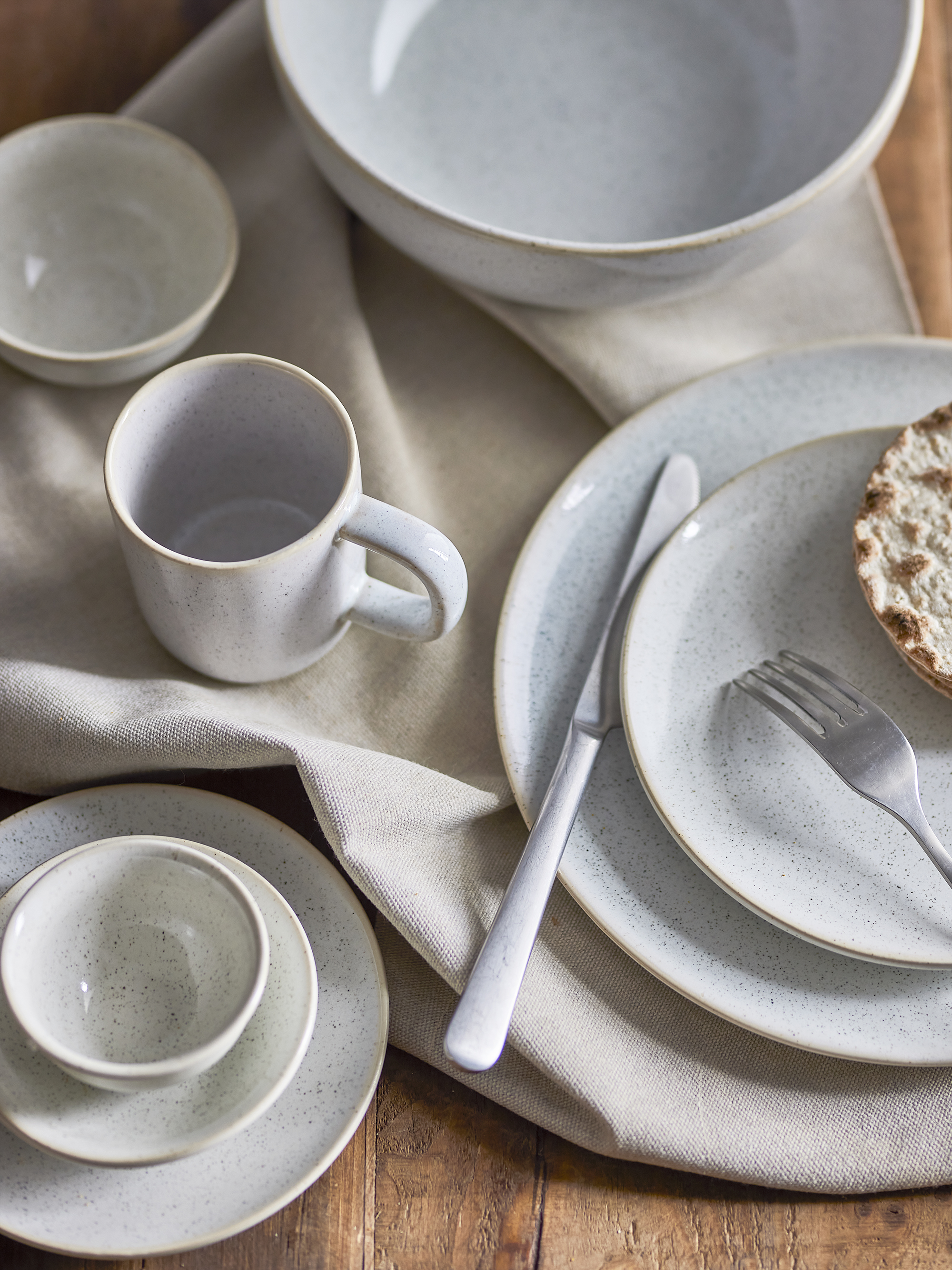 Addison Cup, White, Stoneware