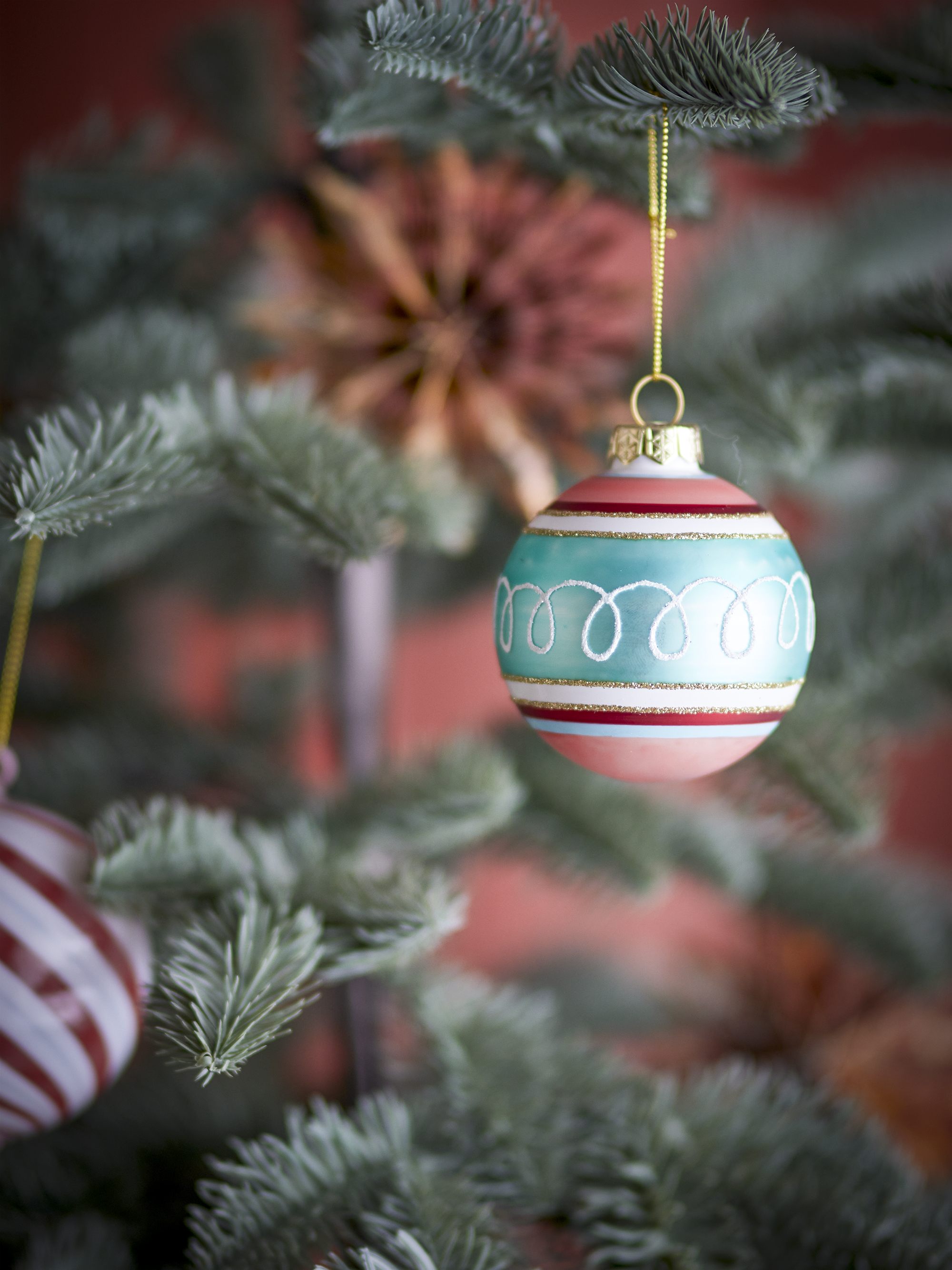 Hettie Ornament, Multi, Glass