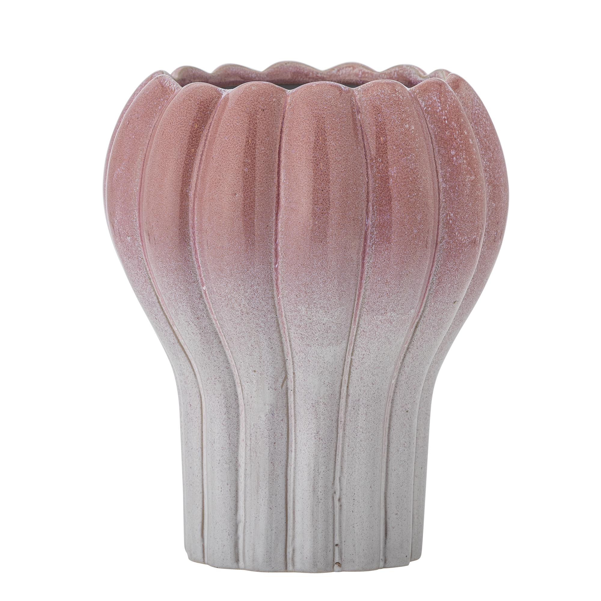 Iman Flowerpot, Rose, Stoneware