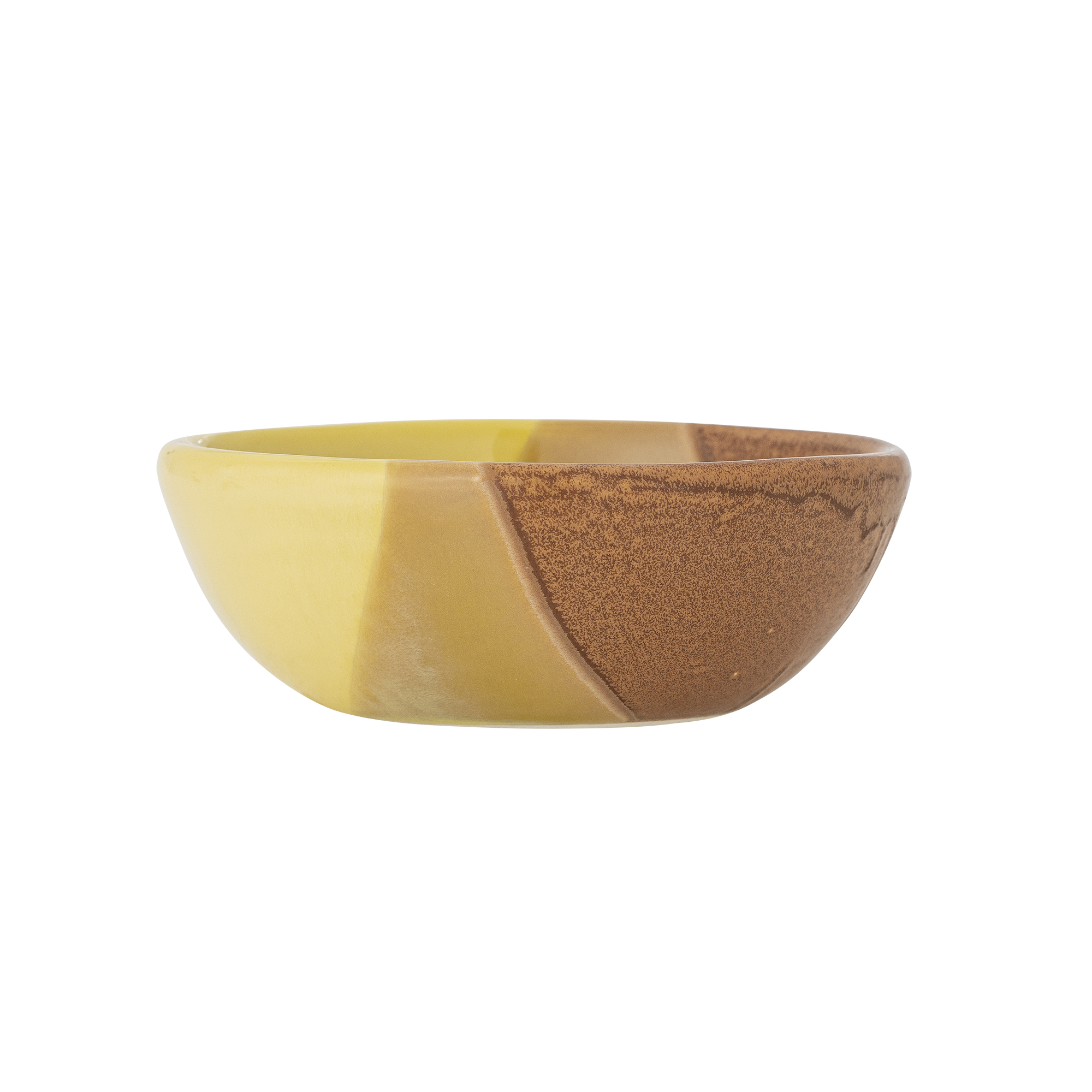 Bloomingville Limone Blumentopf Aus Steingut – Gelb, 16,5 Cm Durchmesser, Mediterranes Design
