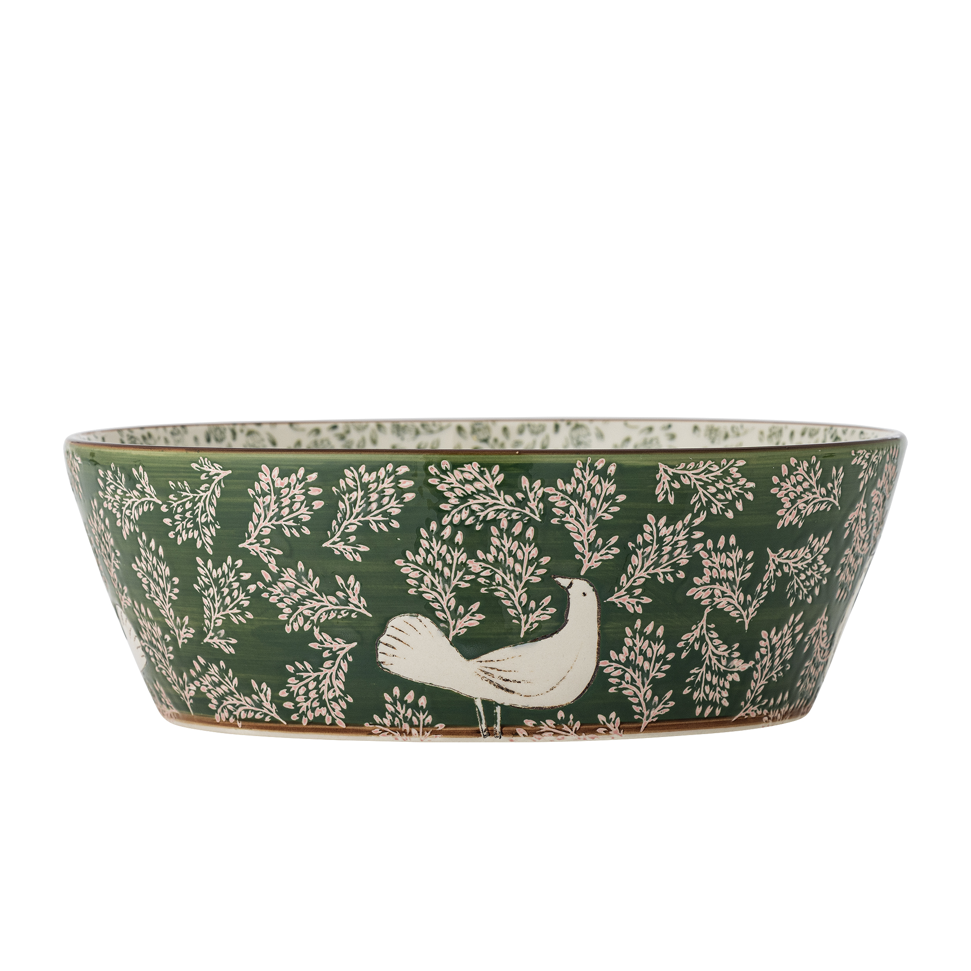 Hezha Bowl, Green, Stoneware