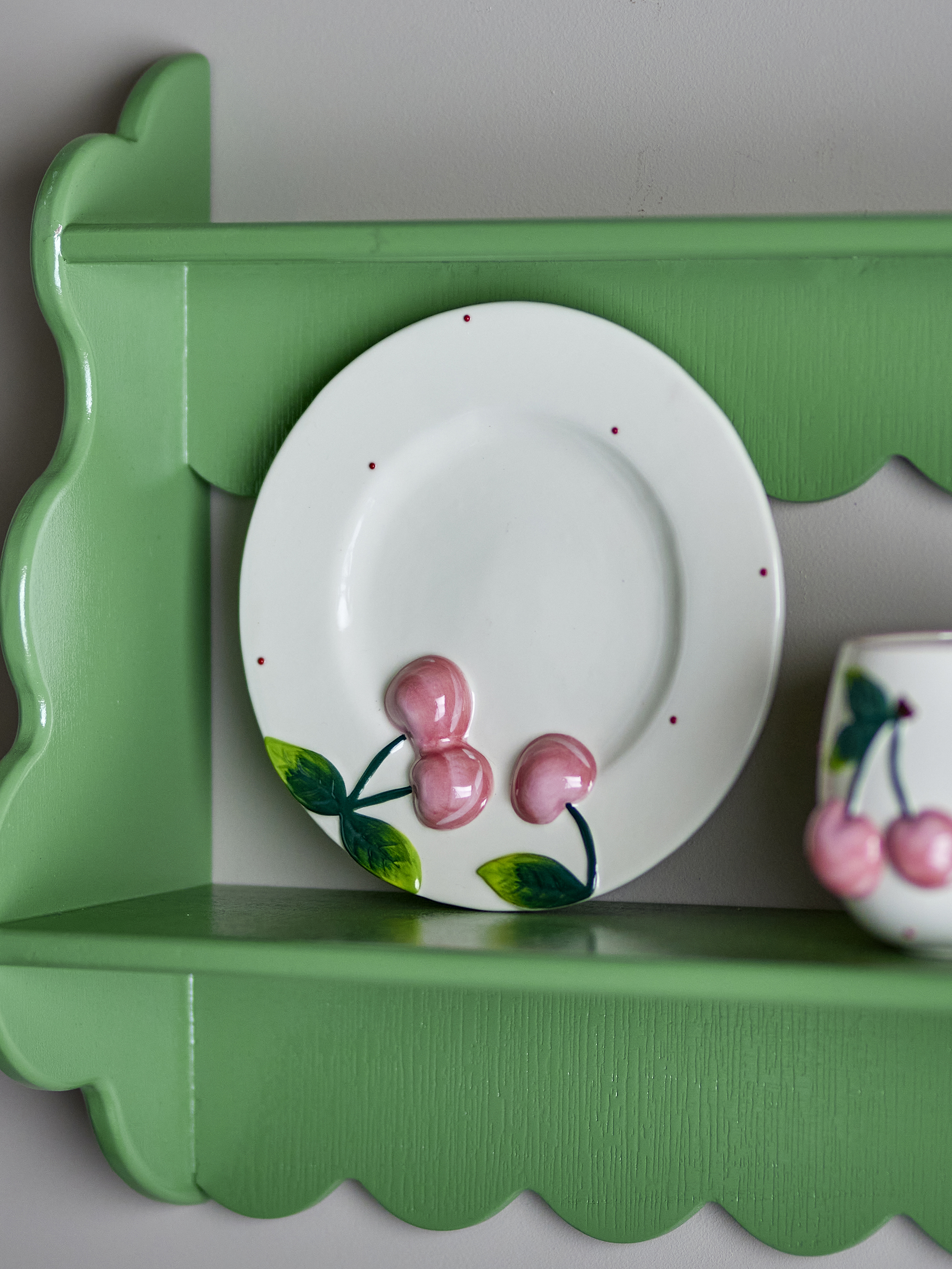 Berrie Plate, Rose, Stoneware