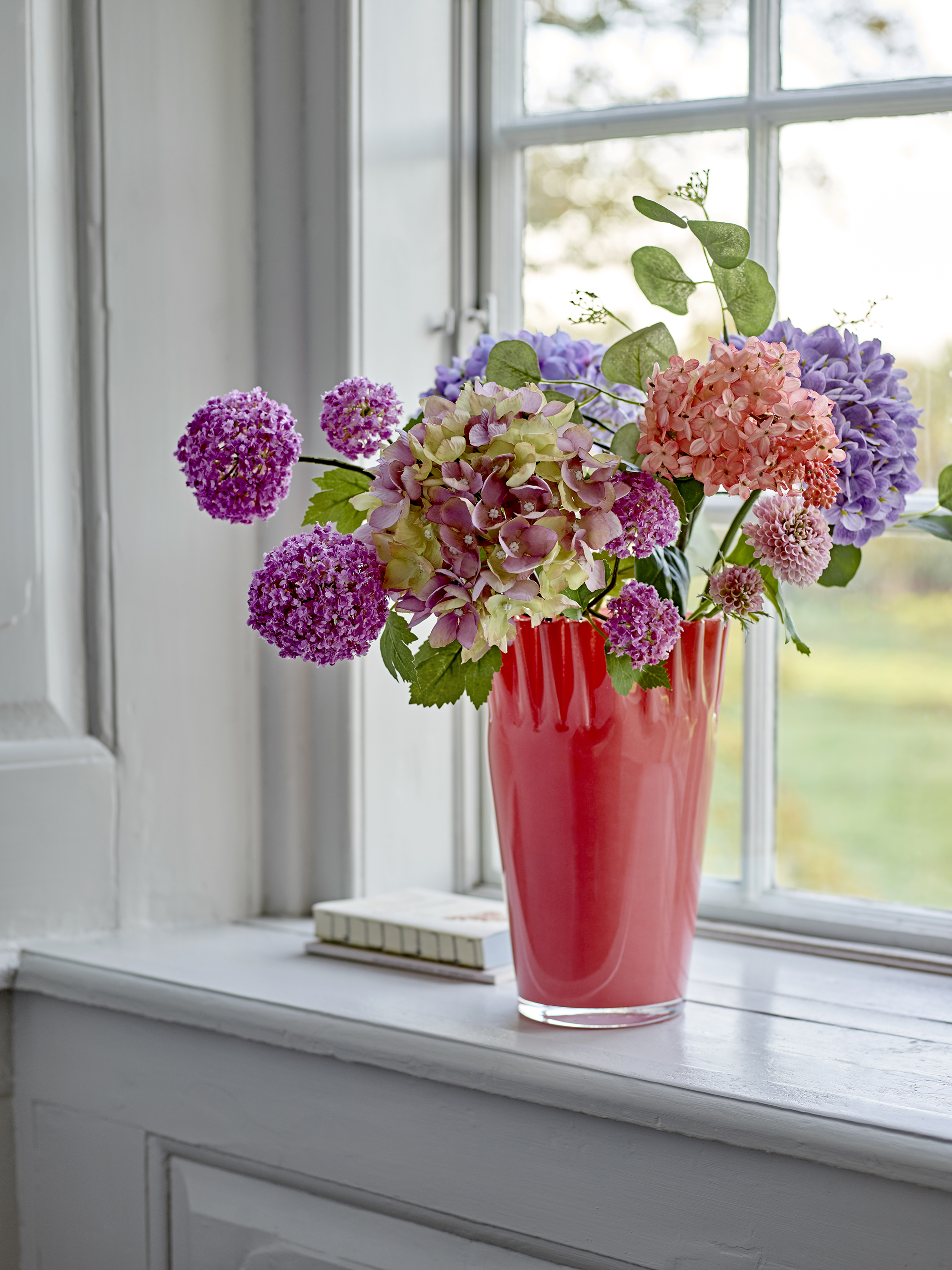Kunstblumen Rosenknospen-Strauß – Lila Seidenrosen Für Heim-Deko, Hochzeit & Party