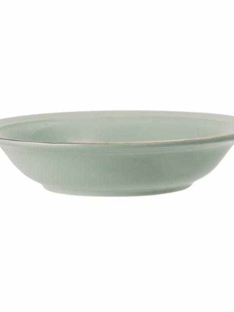 Spring Soup Plate, Green, Stoneware