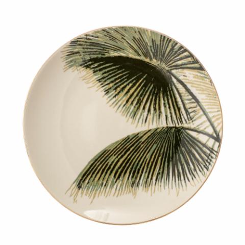 Aruba Plate, Green, Stoneware