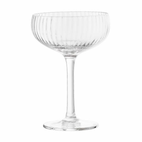 Astrid Champagne Glass, Clear, Glass
