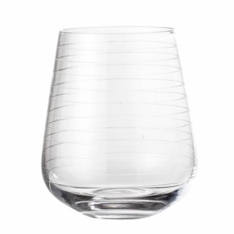 Alva Drinking Glass, Clear, Glass