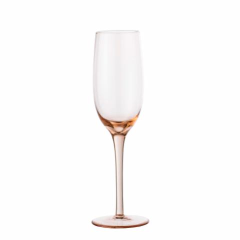 Liga Champagne Glass, Rose, Glass