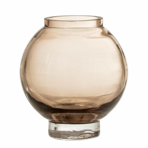 Kojo Vase, Brown, Glass
