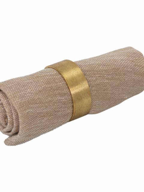 Laurie Napkin Ring, Gold, Brass