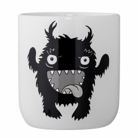 Monster Jar, White, Ceramic