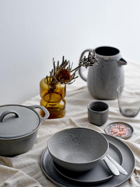 Kendra Bowl, Grey, Stoneware
