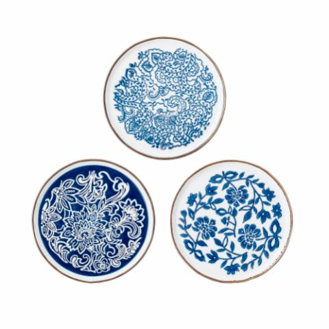 Molly Plate, Blue, Stoneware