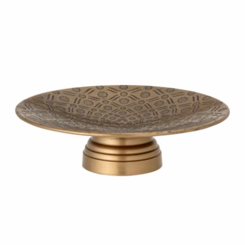 Chillie Cake Tray, Gold, Metal
