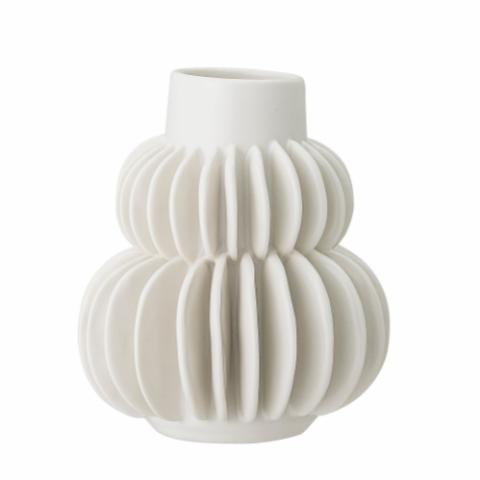 Halfdan Vase, White, Stoneware