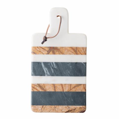 Cutting Board, White, Marble