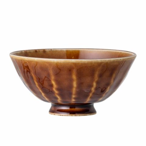 Camellia Bowl, Brown, Porcelain