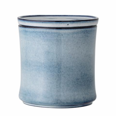 Sandrine Jar w/Lid, Blue, Stoneware