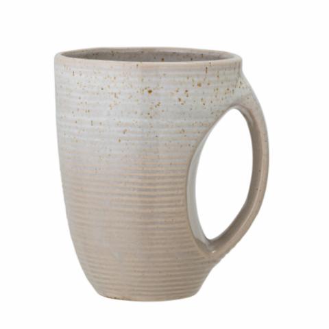 Taupe Mug, Grey, Stoneware