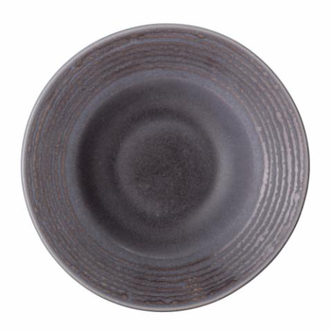 Raben Pasta Plate, Grey, Stoneware