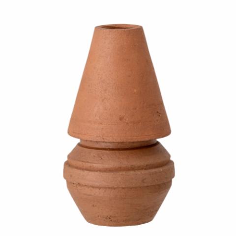 Misra Deco Vase, Orange, Terracotta