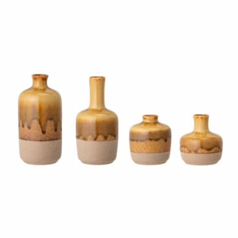 Hosna Vase, Yellow, Stoneware