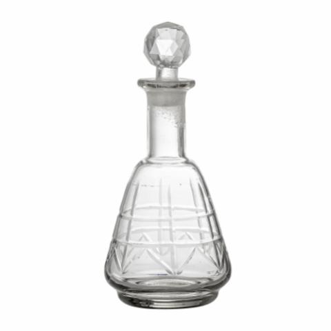 Acer Bottle w/Lid, Clear, Glass