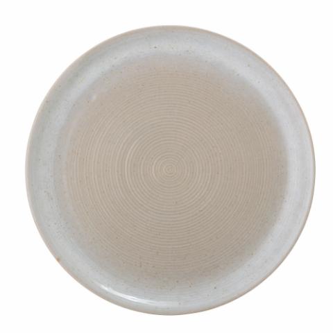 Taupe Plate, Grey, Stoneware