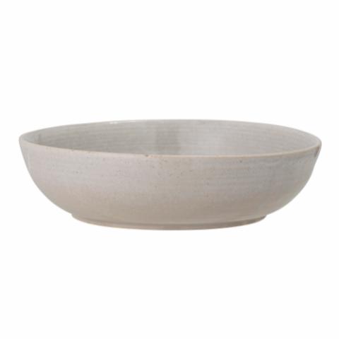 Taupe Serving Bowl, Grey, Stoneware