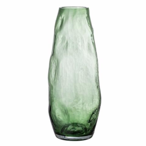 Adufe Vase, Grün, Glas