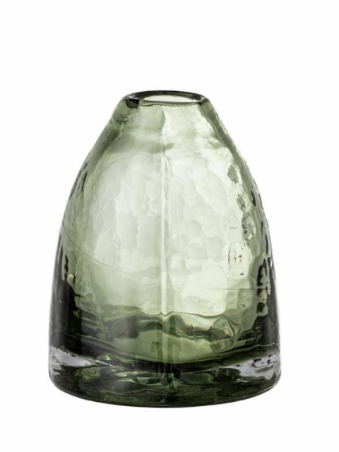 Ini Vase, Green, Glass