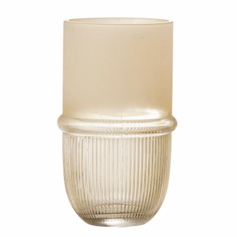 Belise Vase, Natur, Glas
