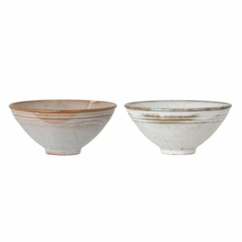 Masami Bowl, White, Stoneware