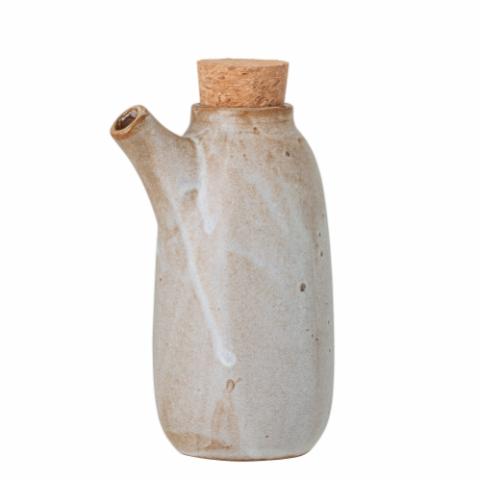 Masami Bottle w/Lid, Nature, Stoneware